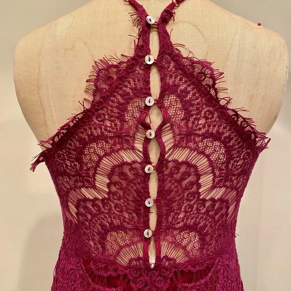 Free People lace halter dress - Picture 6 of 10